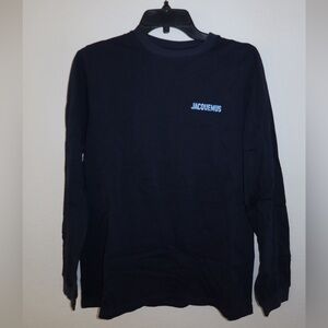 Jacquemus Dark Blue Crew Neck Top